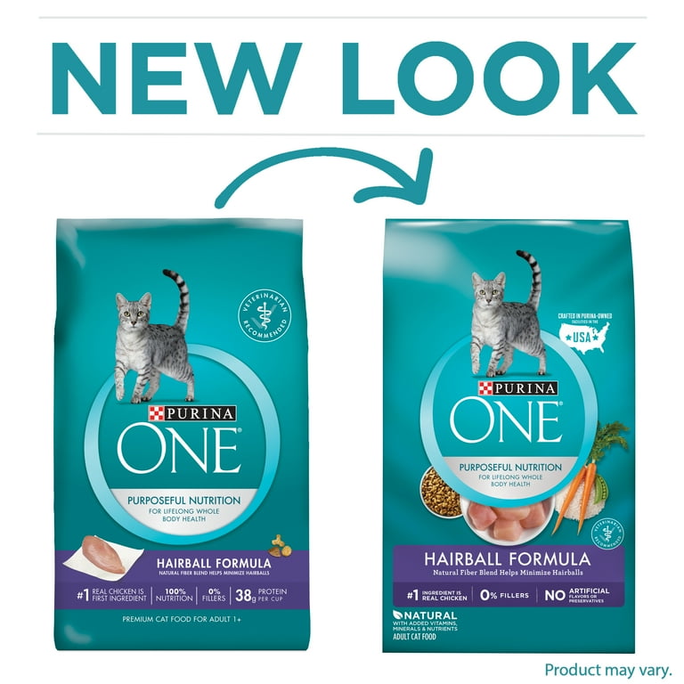 Purina One Hairball Natural Dry Cat Food 3.5 lb
