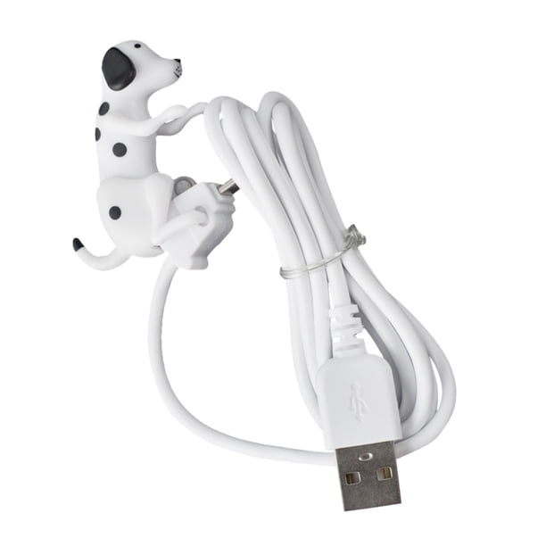 Sidaley Cable de datos Línea de carga de animales de dibujos animados Cable USB de carga rápida plegable Cables de audio/vídeo Blanco Androide