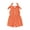 Orange, variant on Bagilaanoe Toddler Baby Girl Summer Jumpsuit Sleeveless Ribbed Bodysuit 6M 12M 18M 24M 3T 4T Kids Knitted One Piece Romper