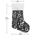 thumbnail image 2 of Coolnut Wildflower Christmas Stocking, Personalized Large Candy Stocking, Xmas Stockings Decoration Hanging Gift for Family Holiday Party Ornaments Decor Fireplace, 2 of 7