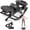 Black, variant on The Rock Stepper Side to Side, U-Shaped Low- Mini Stepper, Quiet Lateral Rocking Step Machine, Compact Stair Stepper for  Workout &  Glut