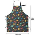 thumbnail image 2 of Kdxio Vintage Records Apron with Pockets Adjustable Kitchen Aprons for Men Women Waterproof Aprons for Cooking,Drawing,Crafting, Baking Household Cleaning, 2 of 5