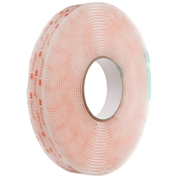 3M SJ3560 Dual Lock Reclosable Fasteners - 1 in. x 30 ft. Transparent Fastening Tape Roll with Pressure Sensitive Adhesive.