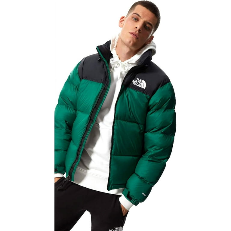Men's 1996 retro nuptse jacket green hot sale