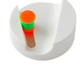 thumbnail image 1 of 2Pcs White Blank Mop Clip with Strong Adhesive for Home, Kitchen, Garden, Garage Storage Organization, 1 of 4