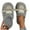 Gray, variant on Women's Cute Sheep Fluffy Memory Foam House Flat Slippers Winter Warm Plush Anti-Slip Slipper for Indoor & Outdoor