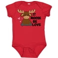 thumbnail image 3 of Inktastic It Moose Be Love with Cute Moose Boys or Girls Baby Bodysuit, 3 of 5