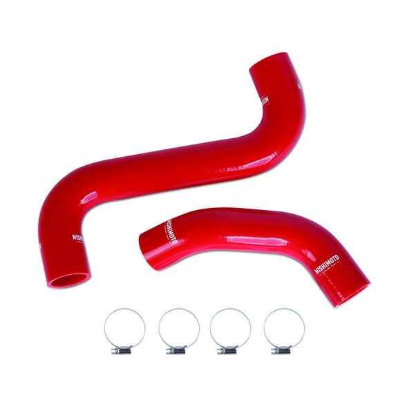 Mishimoto MMHOSE-WRX-01RD Silicone Radiator Hose Kit Compatible With Subaru Impreza WRX/STI 2001-2007 Red
