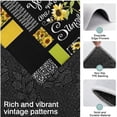 thumbnail image 3 of Black Sunflower Sunshine Pattern Kitchen Rugs Sets Of 3,Kitchen Runner Rugs Non Skid Washable,Decorative Kitchen Floor Mats for Kitchen,Sink,Laundry,17"x30"+ 17"x47" + 17"x59", 3 of 6