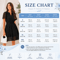 thumbnail image 6 of Wrongduck Women's Hollow Out Lace Dress 2026 Summer V Neck Mini Dress Short Sleeve A Line Vacation Party Outfit, 6 of 16