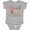 AC-Heather Grey, variant on I Love My Mommom Boys or Girls Baby Bodysuit