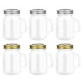 thumbnail image 1 of 6pcs Mason Candy Jar For Spices Glass Transparent Container Glass Jars With Lids, 1 of 8