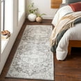 thumbnail image 6 of Hauteloom Everglades Living Room, Bedroom Area Rug - Traditional - Medium Gray, Charcoal, Beige - 2' x 2'11", 6 of 11
