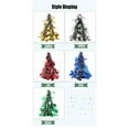 thumbnail image 3 of TERGAYEE Creative Small Christmas Tree with Sequins Tree Leaf Decoration, Desk Decor Christmas Decorations Tabletop Christmas Trees Christmas Gifts for Women, 3 of 4