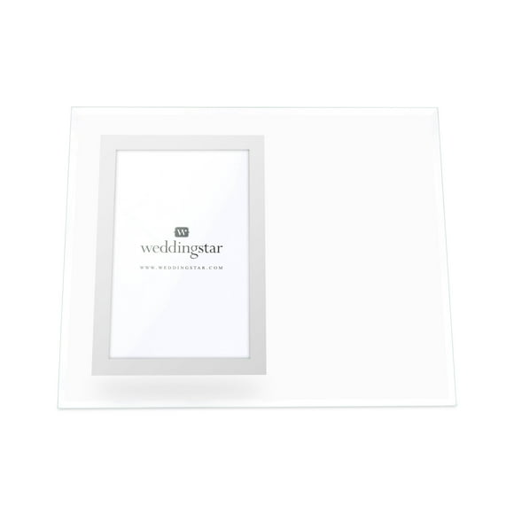 Weddingstar Glass Offset 4†x 6†Picture Frame