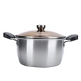 thumbnail image 2 of 20cm Composite Steel Thicken Milk Soup Pot for Cooking Baby Supplement Food Kitchen Cookware, 2 of 7