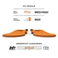 thumbnail image 3 of Superfeet All-Purpose High Impact Support Insoles (Orange) - Trim-To-Fit Orthotic Arch Support Shoe Inserts - Professional Grade - Men 7.5-9 / Women 8.5-10, 3 of 7