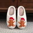 thumbnail image 7 of Yindaity Cute House Slippers for Women Indoor Outdoor Soft Fuzzy Bedroom Shoes with Memory Foam Non-slip Trendy Stuff(B,9.9), 7 of 7
