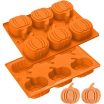 2PCS 6 Cup Muffin Pan | Muffin tins | Cupcakes Tray | Non Stick Muffin Pans | Pumpkin Shaped Mini cake pan - Send Goods from Local Warehouse