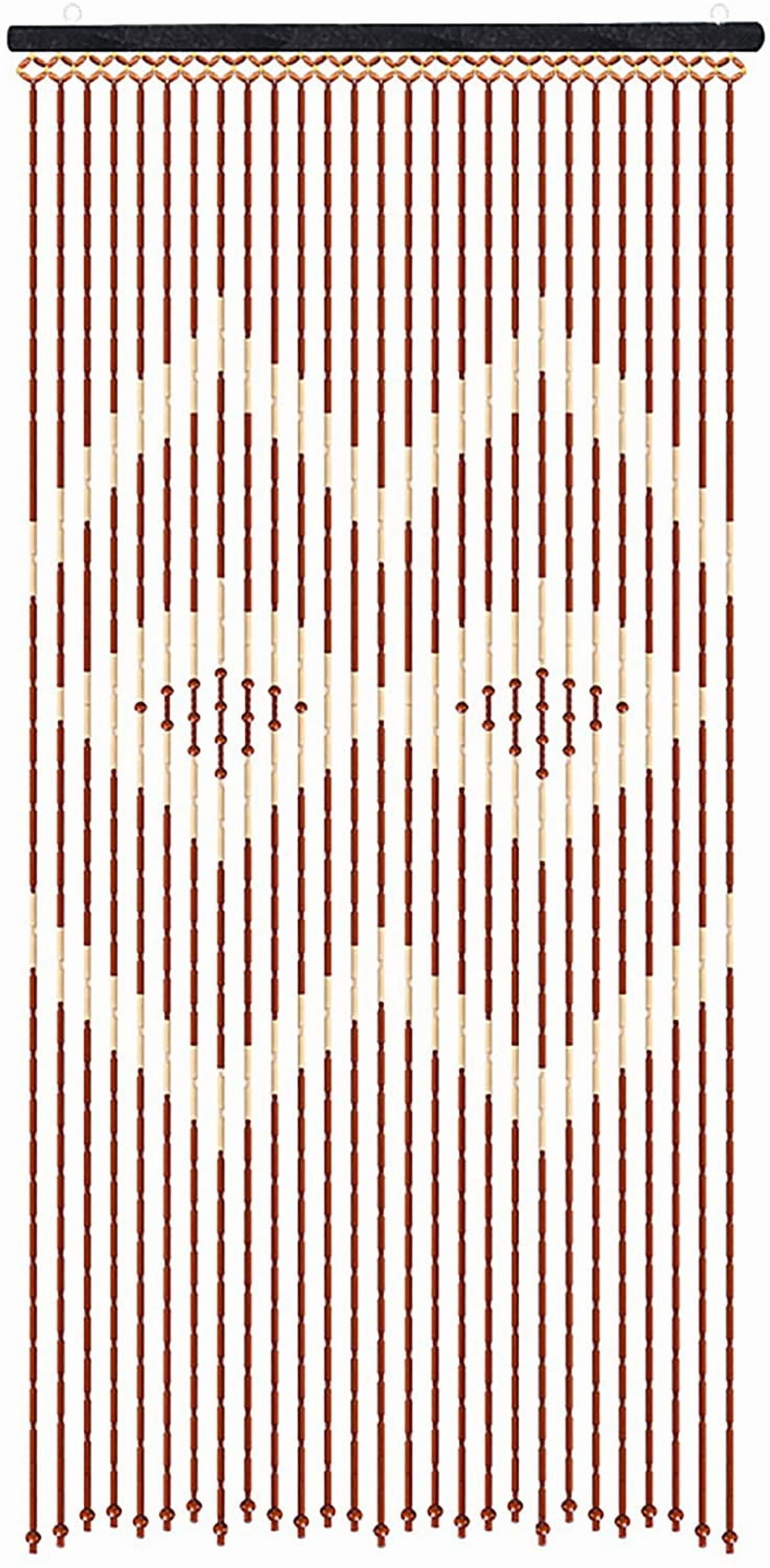 Wuzstar Wood Bead Curtain,Doorway Window Curtains Door String Curtains Chinese Classical