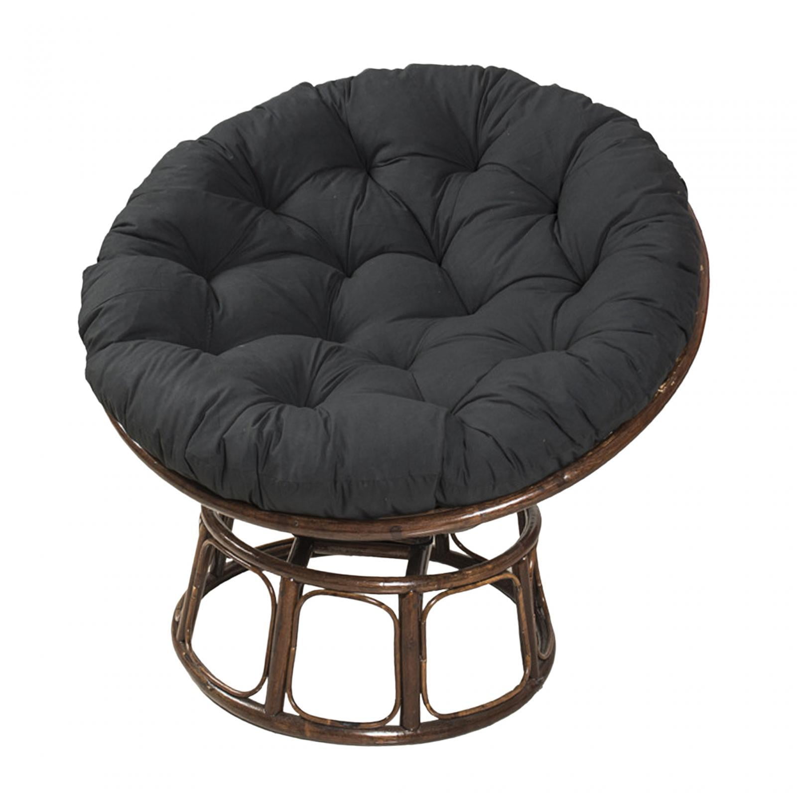 Hammock Chair Cushion Egg Swing Chair Cushion Thickened Porch Replacement Swings Chair Cushion for Indoor or Outdoor Swing Chairs Egg Chair Black
