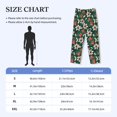 thumbnail image 2 of Salouo Lilies Flowers Print Pajama Pants for Men, Lounge Pants Elastic Waistband Casual Men's sleepwear Loungewear Sleep Pajama Pant -Large, 2 of 7