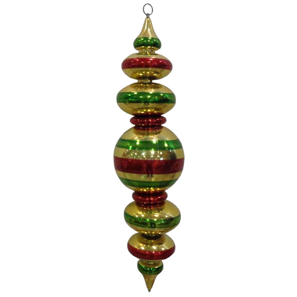 Christmas by Krebs Large Christmas Ornament Finial Multicolor 40