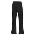 thumbnail image 5 of Girl Uniform Pants Skinny Pants Kids Dress Pants with Pockets Straight Pants Black Pants Back to School Clothes for Teen Girls Kid Girls Outfits Size 9-10 Years, 5 of 9
