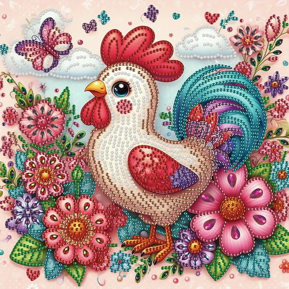 Flower Chick Diamond Art Painting Kit