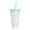 Green, variant on 710ML Magic Color Changing Cups with Lids Straws Reusable Cups for Adults Kids Leak-Proof Party Cups for Ice Drink