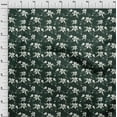 thumbnail image 4 of oneOone Rayon Dark Green Fabric Floral Sewing Craft Projects Fabric Prints By Yard 56 Inch Wide, 4 of 4