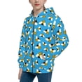thumbnail image 2 of Rocae Flying Bees for Zip Up Hoodies for Teen Sweatshirt with Hood-Medium, 2 of 6