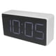thumbnail image 1 of Cateissary Reloj despertador Pantalla LED digital Temporizador de espejo Reloj electrónico para la sala de estar de la oficina de la cabecera del Electrónica blanco, 1 of 6