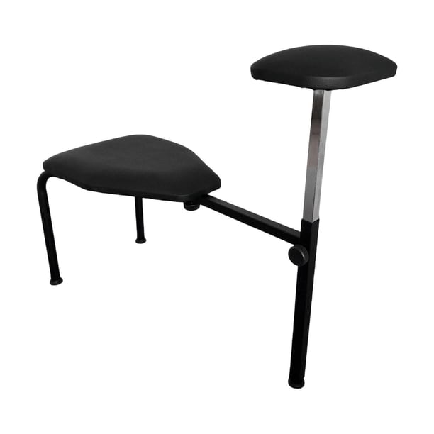 Taburete reposapiés para manicura y pedicura, silla para estación de pedicura, masajeador de pies profesional, altura y distancia ajustables para