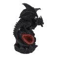 thumbnail image 1 of Exquisite Carving Unique Dragon Design Illuminated Lava Effect Resin Construction Versatile Application Fighting Dragon Statue with Light for Home Ornament  Decor, 1 of 8