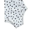 thumbnail image 6 of Sunisery Little Girls One-piece Swimsuit Black/White Point Sleeveless Swimwear, 6 of 7