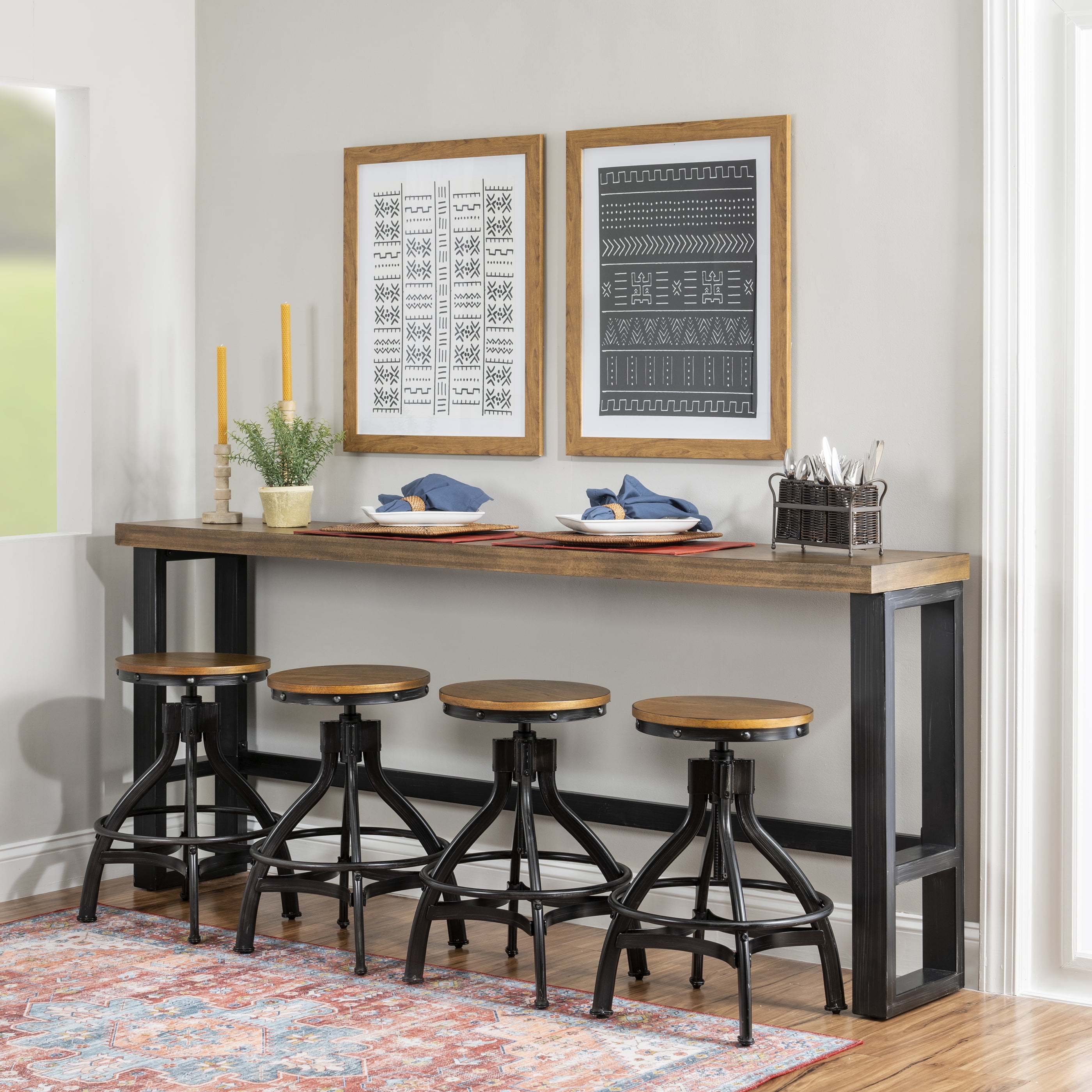 Counter height sofa bar table deals