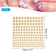 thumbnail image 2 of Uxcell Calcomanías de Rhinestone Autoadhesivas, Gemas Faciales Calcomanías de Joyas Dorado Oscuro 2 Pcs, 2 of 6