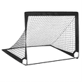 thumbnail image 1 of Black Children'S Football Goal Portable Foldable Mobile Training Football Goal, 1 of 7
