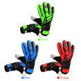 thumbnail image 4 of Guantes de portero para adultos Guantes de fútbol de látex antideslizantes para hombres y mujeres SAIPULANG Verde fluorescente/8, 4 of 7