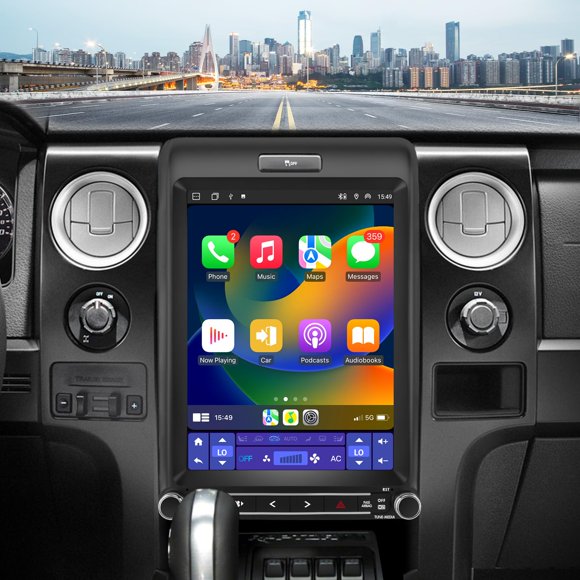 Radio para auto EagleNav F150 2013-14 Android 13 de 12,1"