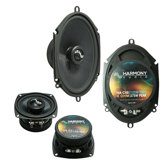 Fits Ford Bronco II 1983-1988 Factory Speakers Upgrade Harmony C4 C68 Package