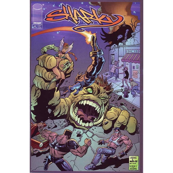 Sharky #4A VF ; Image Comic Book