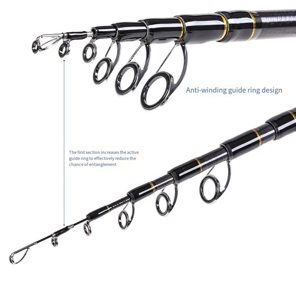Professional Telescopic Fishing Rod for Sea Fishing Applications Lightweight