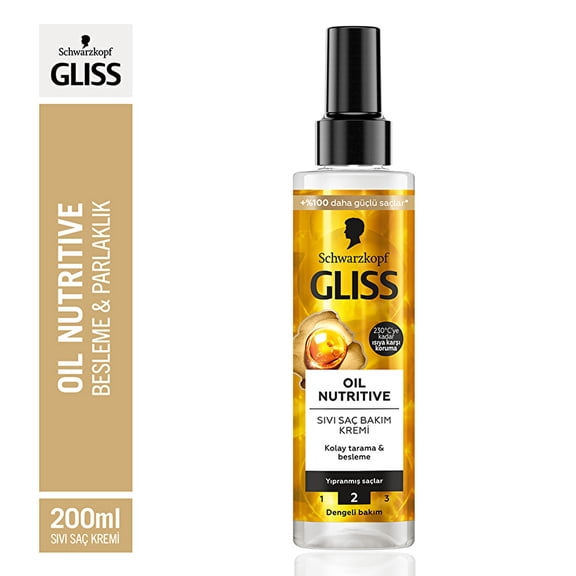 Schwarzkopf Gliss Oil Nutritive Liquid Hair Conditioner 200 ml