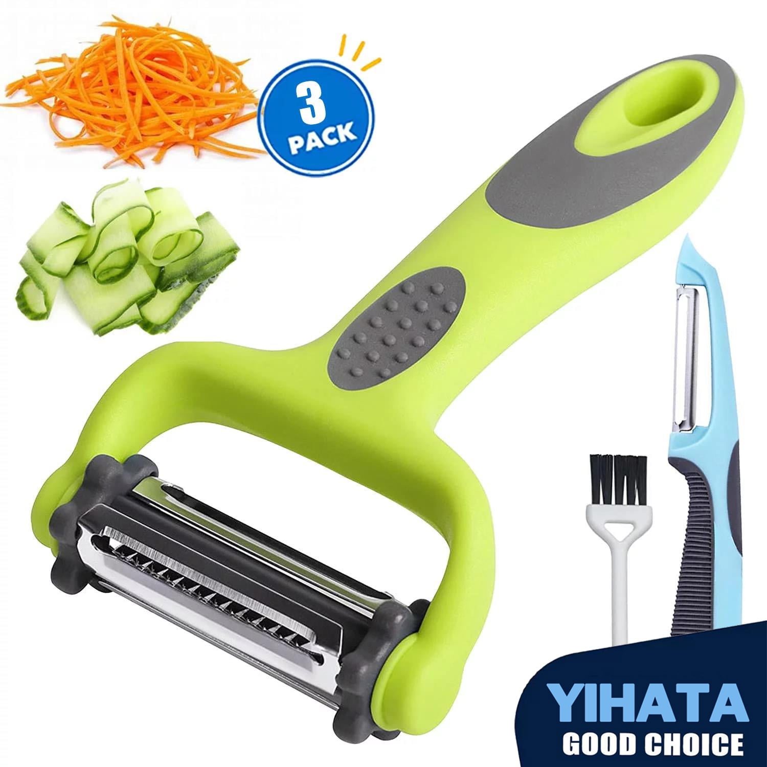 Potato Peelers for Kitchen, Vegetable Peeler Julienne Peeler 3 in 1, Make Veggie Salad, Y and I