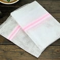 thumbnail image 4 of Yesbay 3 Pcs Laundry Bag Home Washing Machine Laundry Bag Bra Underwear Clothes Mesh Net Storage Zipper Pouch, 4 of 8