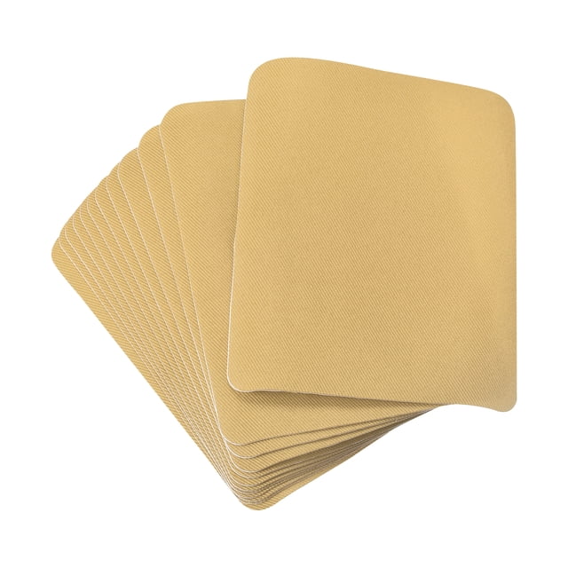Tela Parche Termoadhesivos Unique Bargains Caqui 4.9'x3.7' Paquete de 12