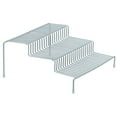 thumbnail image 2 of Kitchen Details 3 Tier Spice Rack Shelf Organizer in Grey, 2 of 3