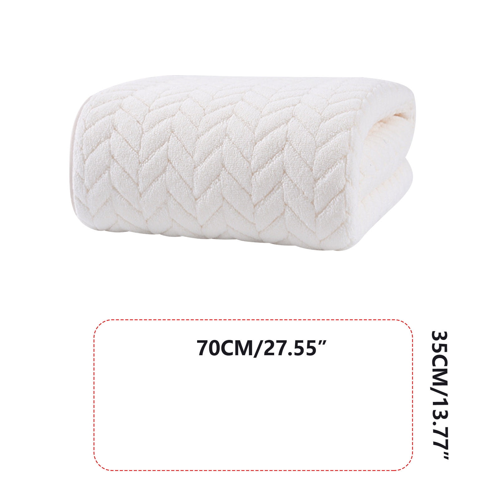 4pc Hand Towels with Hanging Loop, Strongly Absorbent Microfiber Hand Drying Towels with a Barley Spike Pattern, Suitable for Kitchens and Bathrooms